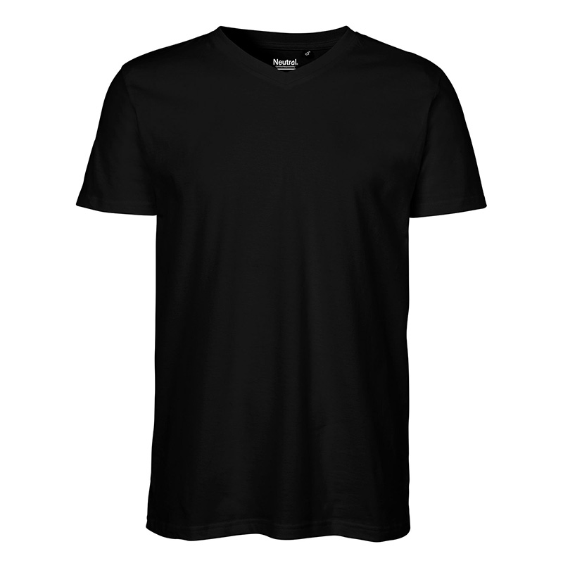 Men's V-neck T-shirt Fairtrade - Image 5